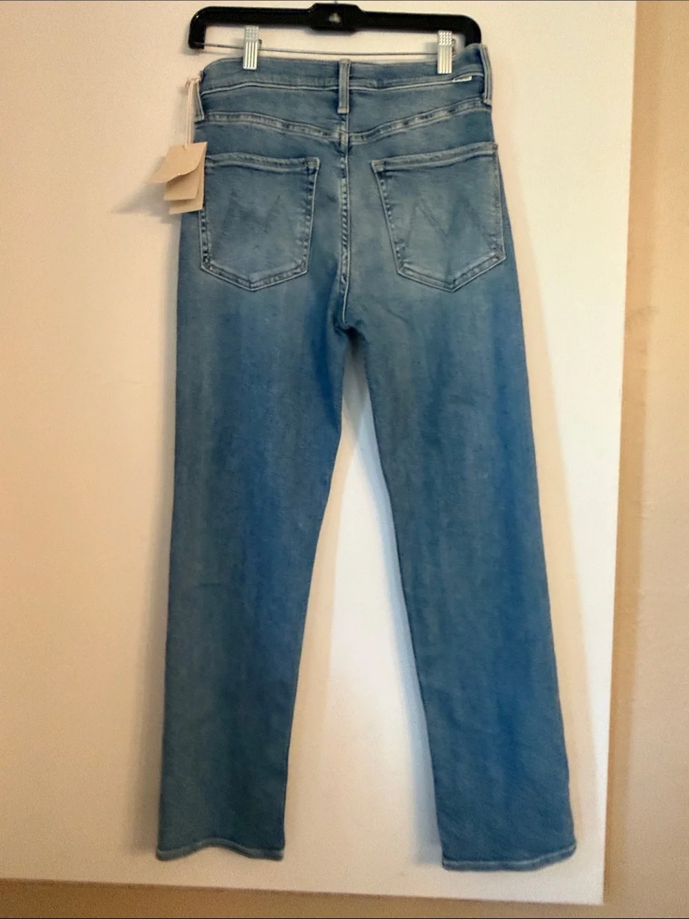 NEW MOTHER the tomcat flood jeans in tasty waves Sz 27